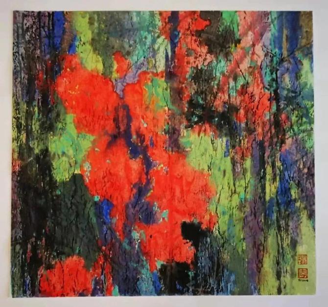 峰无坦途：李忠翔彩墨作品欣赏