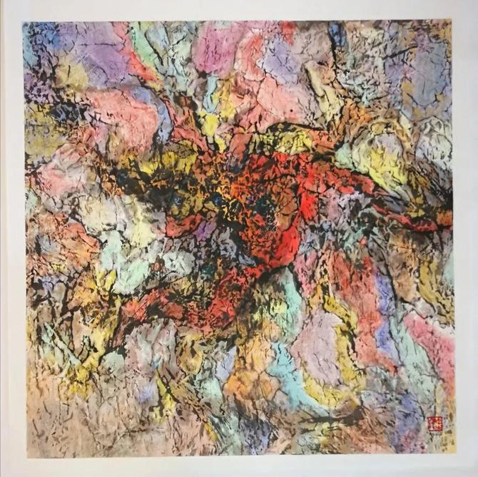 峰无坦途：李忠翔彩墨作品欣赏