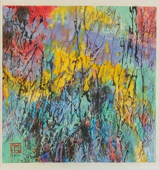 峰无坦途：李忠翔彩墨作品欣赏