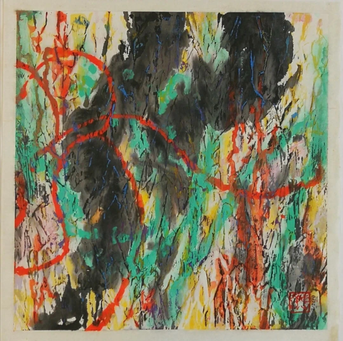 峰无坦途：李忠翔彩墨作品欣赏