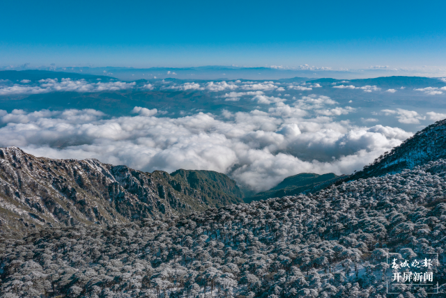 苍山洗马潭索道将全线停运维护,想看雪要再等几天! 通讯员 罗铸 摄