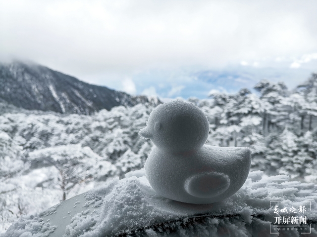 苍山洗马潭索道将全线停运维护,想看雪要再等几天! 通讯员 罗铸 摄