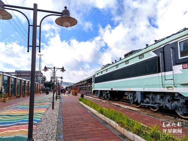 曲靖市沾益区老火车站（开屏新闻记者 蒋琼波 摄）