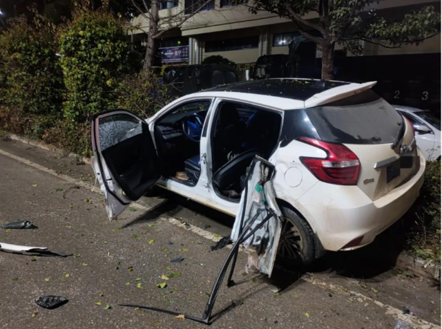 转弯让直行?都因为未减速观察 两车同责(警方供图)