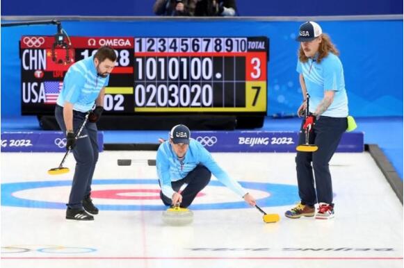 男子冰壶中美对决:一场彰显奥林匹克精神的比赛 男子冰壶中美对决:一场彰显奥林匹克精神的比赛