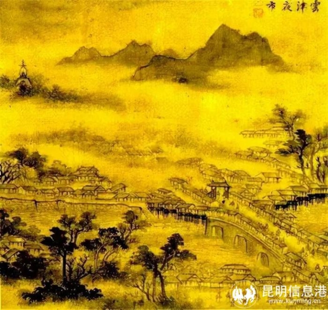 昆明老八景之一的云津夜市 昆明老八景之一的云津夜市