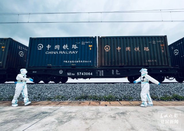 中老铁路口岸一季度进出口货运量31.57562万吨 春城晚报-开屏新闻记者 张勇 通讯员 钟九生 摄影报道