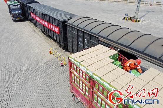 【组图】“守沪者联盟”丨山东烟台:公路转铁路 100吨苹果驰援上海 【组图】“守沪者联盟”丨山东烟台:公路转铁路 100吨苹果驰援上海