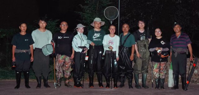 中科院昆明动物研究所科研人员发现纯种江西大鲵野生种群（供图）