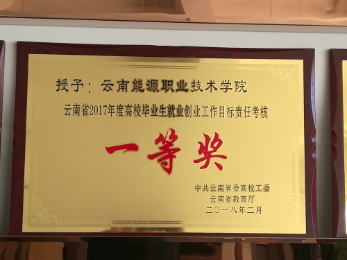 2017年就业创业目标责任考核一等奖 2017年就业创业目标责任考核一等奖
