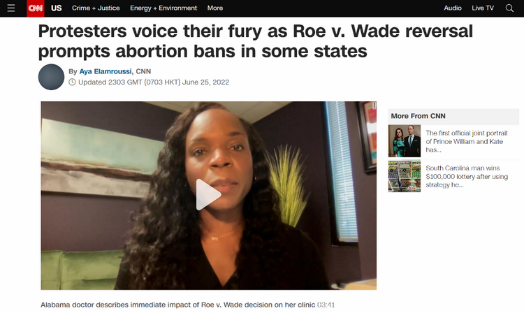 女性堕胎权被“收回” 外媒:美国社会撕裂进一步加剧_fororder_图片3