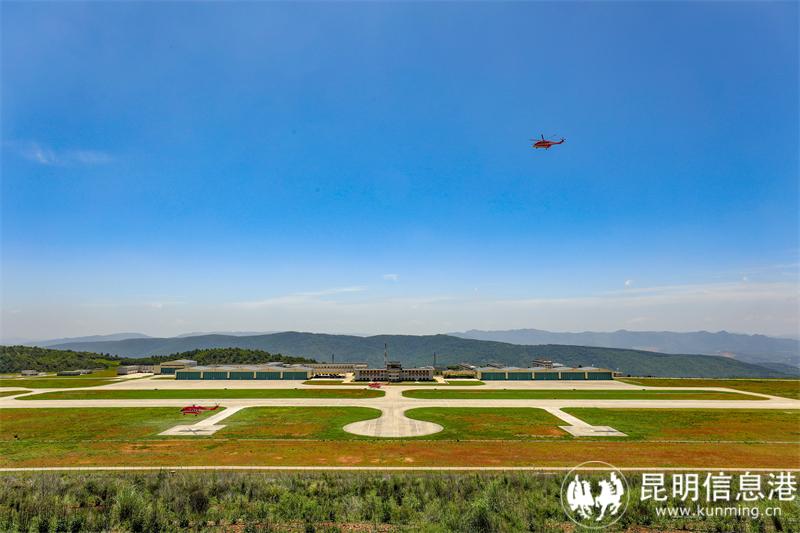 各架直升机同步开展飞行训练（王维爽摄）