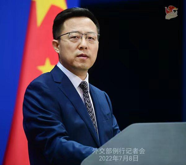 外交部发言人赵立坚 薛伟 摄 外交部发言人赵立坚 薛伟 摄