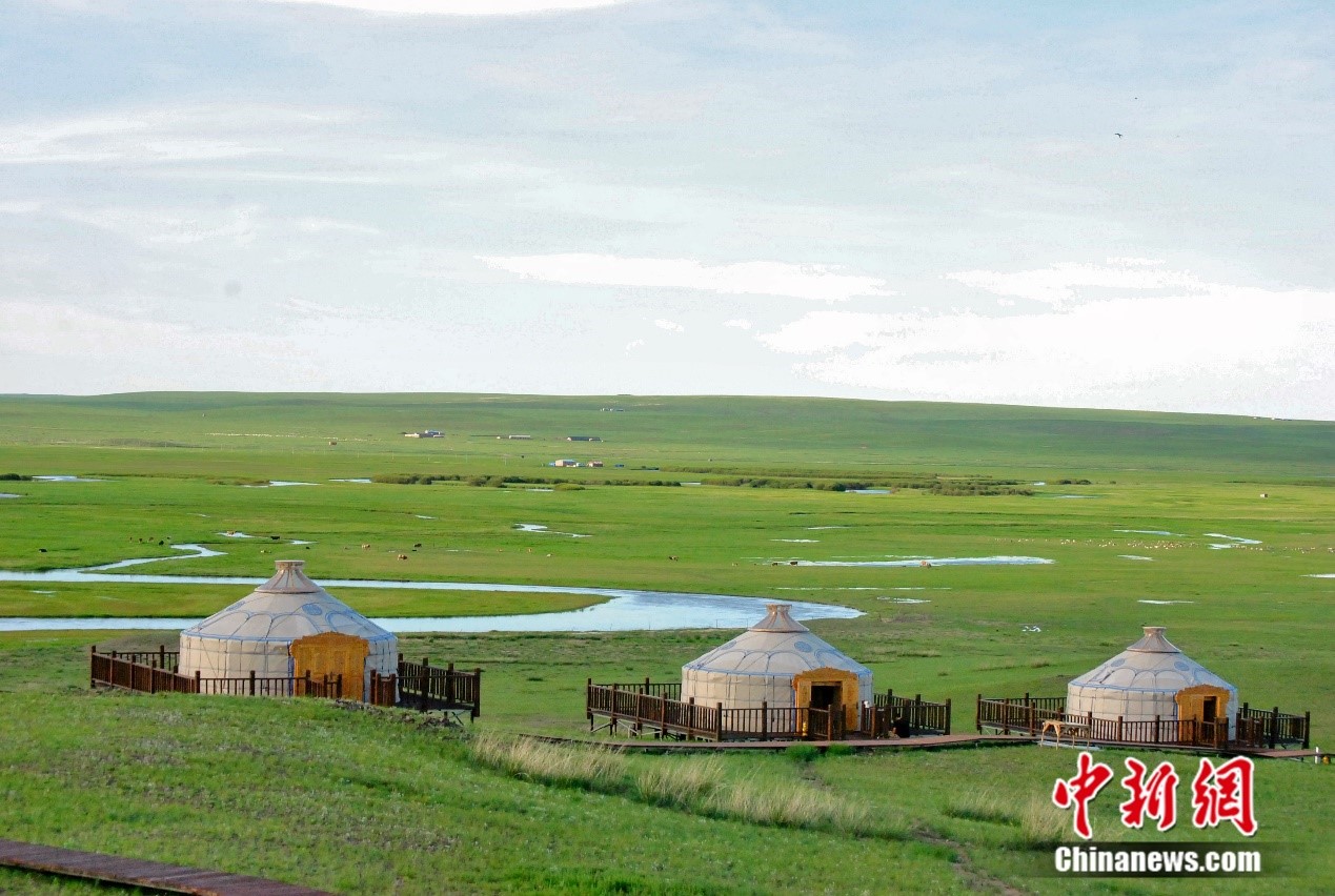图为克鲁伦旅游营地。苏亦瑜 摄 图为克鲁伦旅游营地。苏亦瑜 摄
