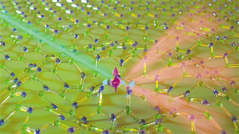 二维材料中首次实现核自旋量子位控制