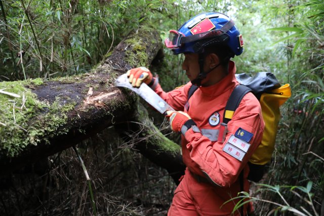 哀牢山搜救 （云南省森林消防总队供图） (4).JPG