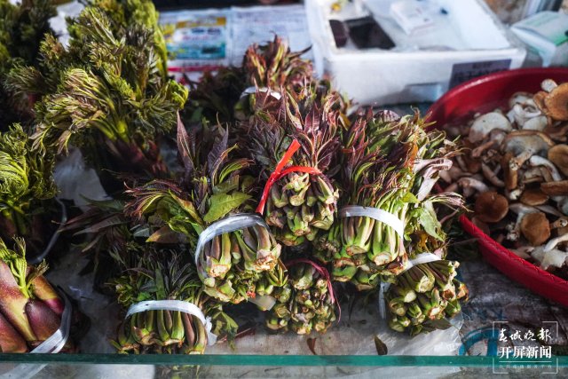 德宏菜市场（开屏新闻记者 马楠 通讯员 胡佩灵 杨晓玲 摄）