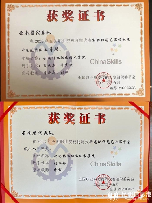 支部党员教师指导学生在全国职业院校技能大赛高职组园艺赛项和花艺赛项取得佳绩