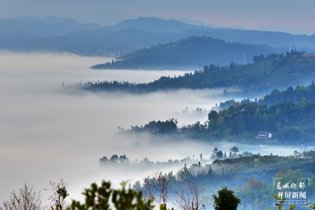 开屏策划｜冬至云南—保山昌宁雾海（开屏新闻记者及通讯员 摄）