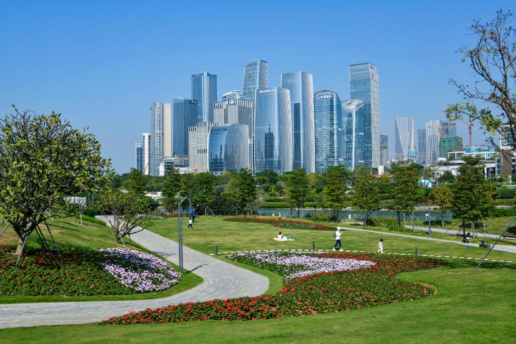 　2022年12月8日拍摄的深圳前海深港现代服务业合作区。