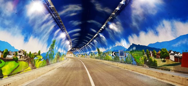 建个元高速公路全线建成试通车