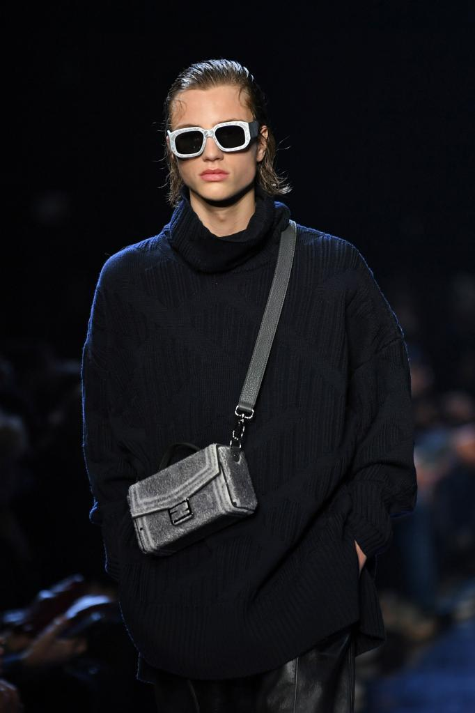 米兰男装周芬迪品牌时装秀