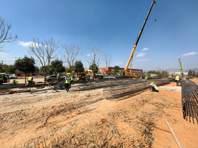 云南通威二期20万吨高纯晶硅项目如火如荼 2023年3月2日张忠海拍摄 (2).jpg