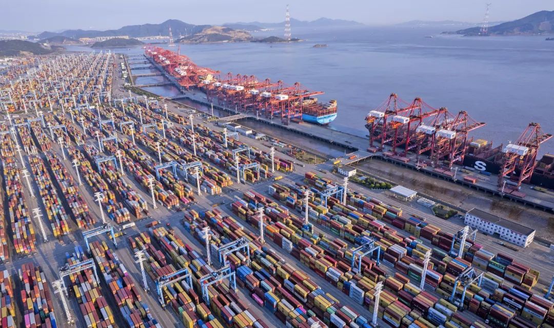 宁波舟山港穿山港区 图源：视觉中国