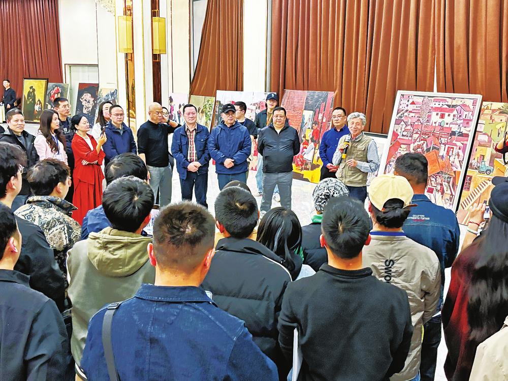 新春云岭写丹青 全国12位著名画家赴滇越铁路沿线采风创作_昆明信息港