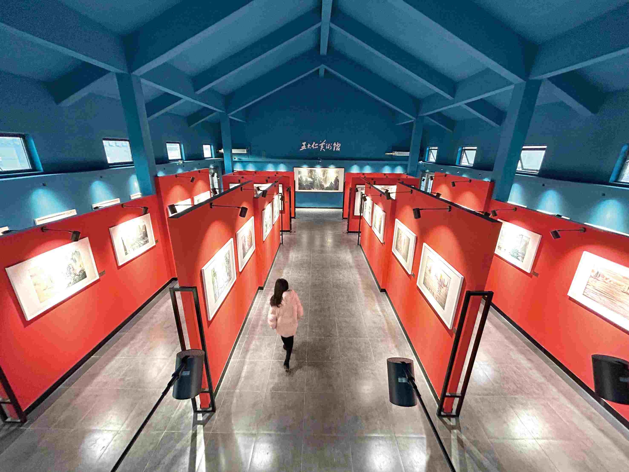 安徽省芜湖市湾沚区西河古镇王大仁美术馆成为当地主客共享的公共文化