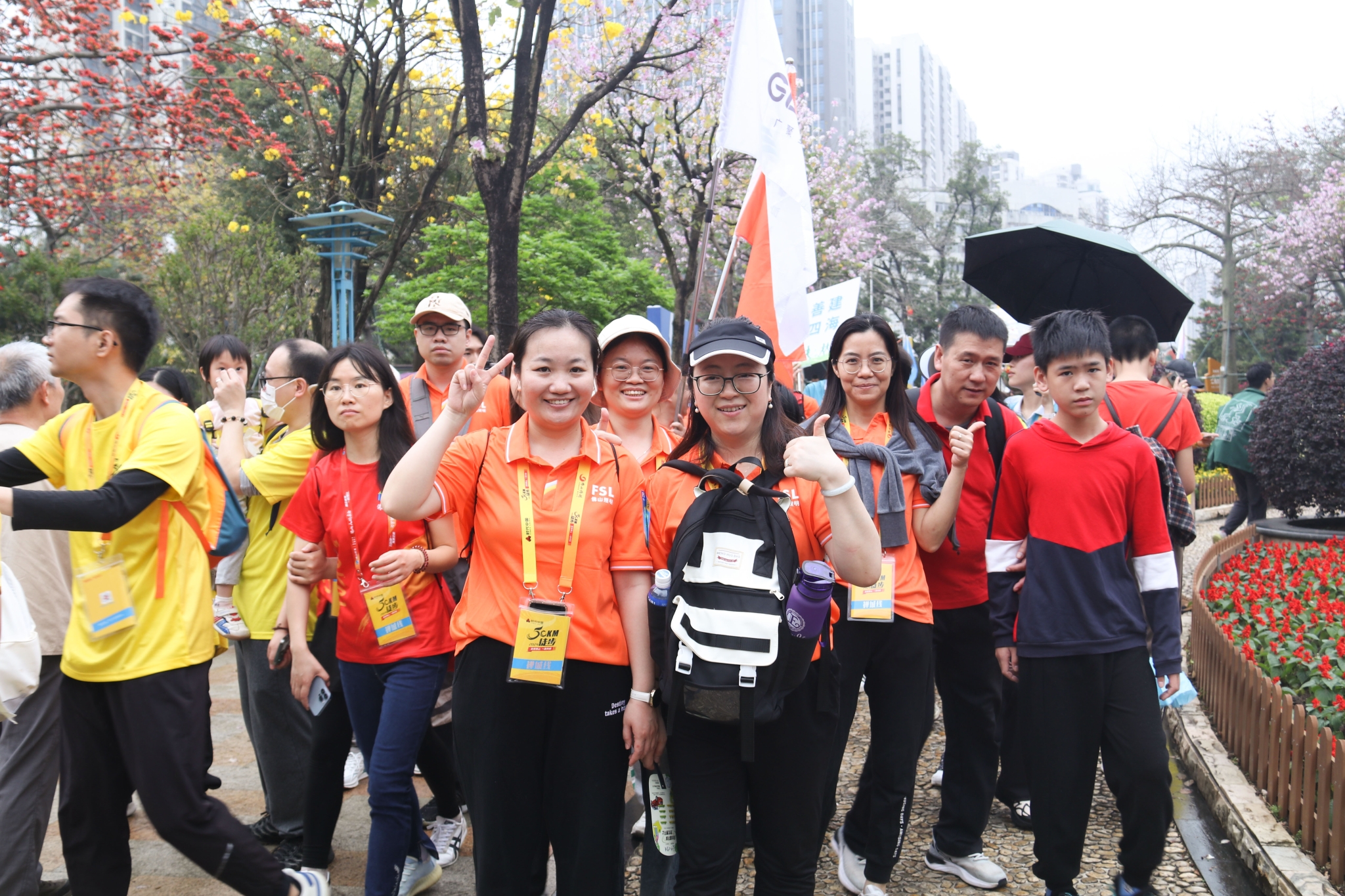 10沿途组图：禅城方阵成员