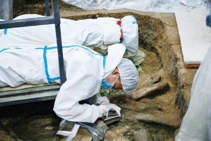 朝气蓬勃的“三星堆挖土人” 朝气蓬勃的“三星堆挖土人”