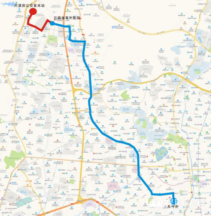 昆明公交5月18日起对西市区9条公交线路优化调整