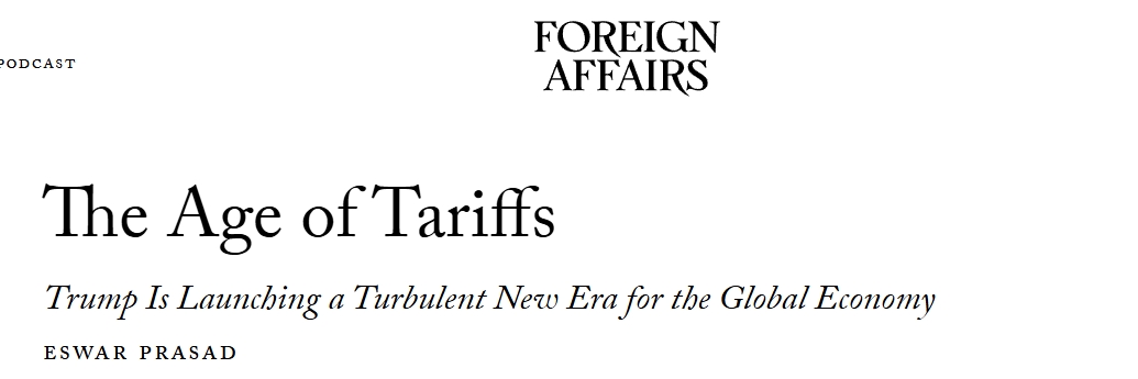 《外交事务》报道截图