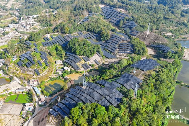 国内单体最大茶光互补项目中广核云南墨江碧溪235兆瓦光伏电站并网发电 (1).jpg