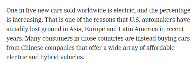 全球媒体聚焦｜美国汽车业是“逆袭”还是“自毁”？《纽约时报》给出答案