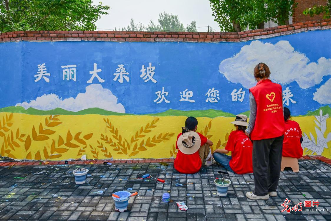 直播助农、健康义诊、扮靓街巷……青年学子暑期返乡服务桑梓