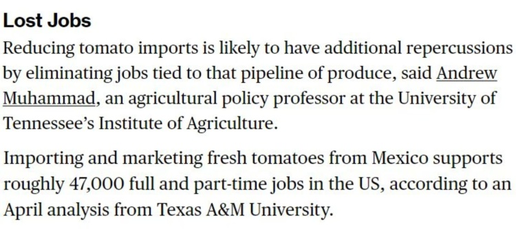 深观察丨在美国，番茄会成为“下一个鸡蛋”吗？