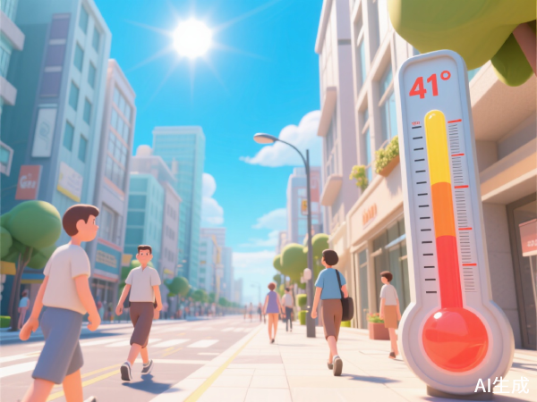 气温超40℃！热到快中暑，怎么办→