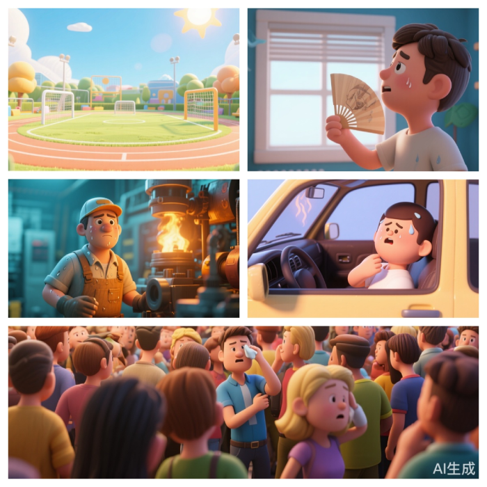 气温超40℃！热到快中暑，怎么办→