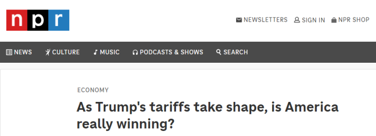 【世界说】外媒:美国关税政策是“自摆乌龙” 或很快令自身陷入困境