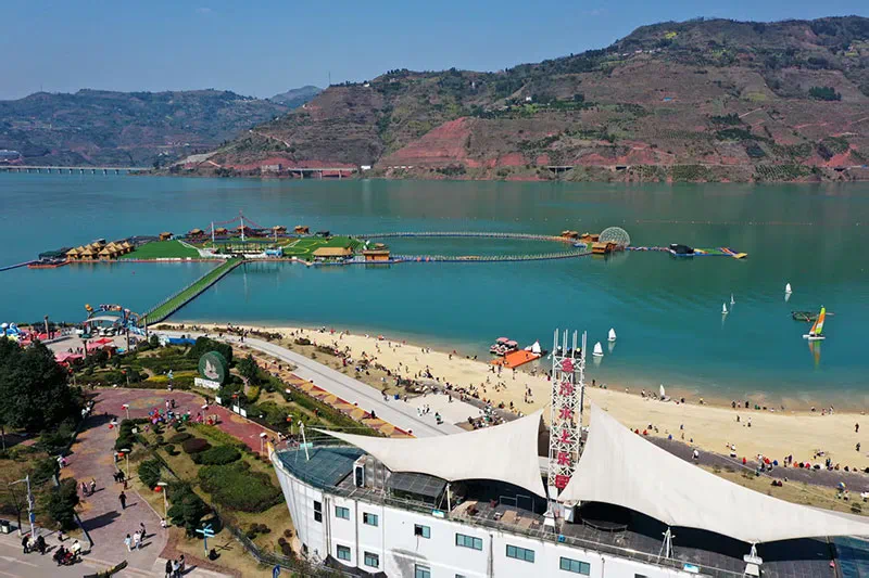 【5】绥江县金沙水上乐园。绥江县旅游开发投资有限公司供图