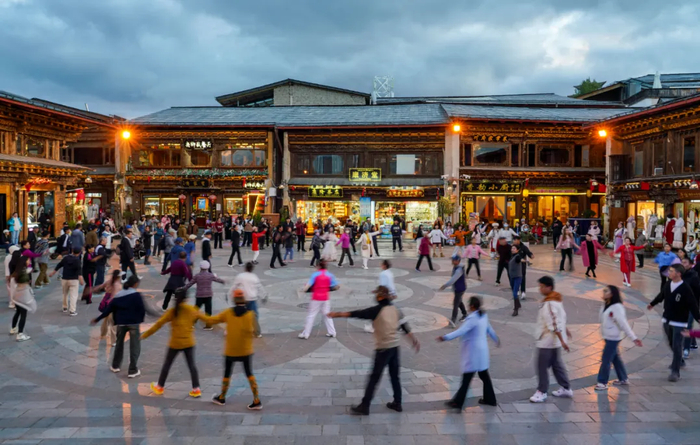 香格里拉独克宗古城 图源:新华社