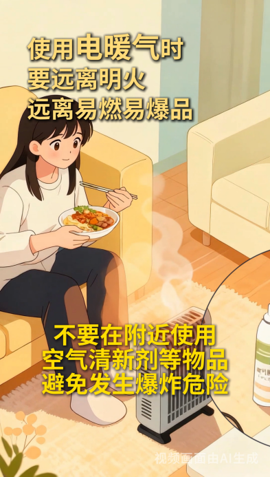 AI动画|防患于未然,看看冬季居家取暖的正确打开方式 AI动画|防患于未然,看看冬季居家取暖的正确打开方式