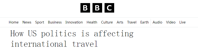 英国广播公司网站报道截图