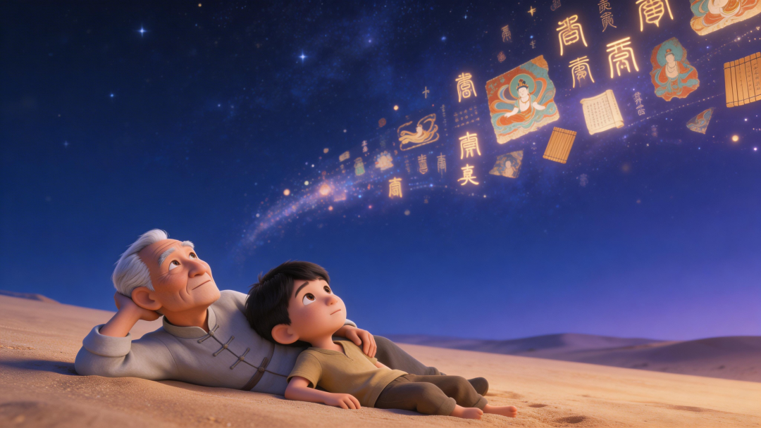 AI动画丨一册典籍,万里同屏