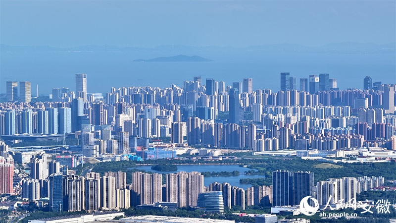 合肥滨湖新区。人民网记者&nbsp;郭昊摄