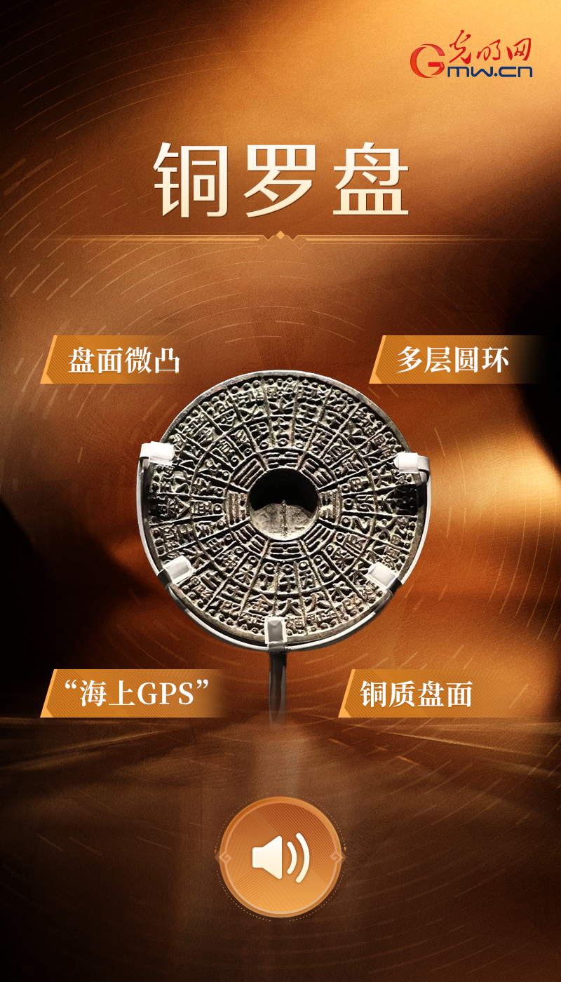 【青春华章】“文物会说话”有声海报|穿越千年的“科技力量” 铜罗盘
