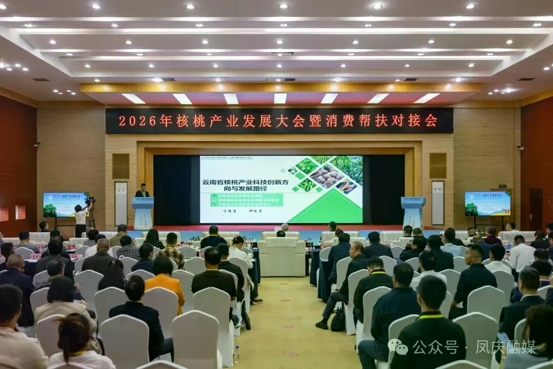 10月22日,2026年核桃产业发展大会暨消费帮扶对接会主旨演讲活动在凤庆县举行.jpg