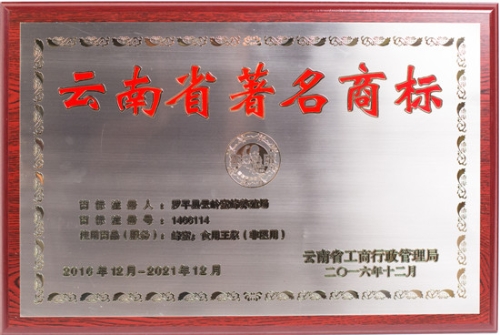 云南省著名商标